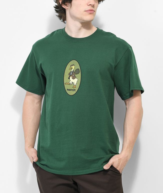 Paterson Ducking Around Forest Green T-Shirt