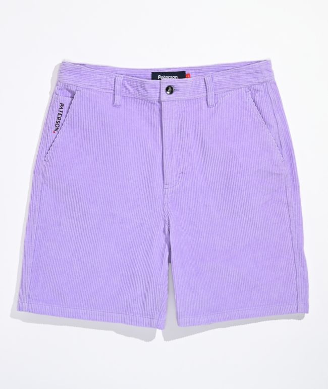 Paterson Lavender Corduroy Shorts