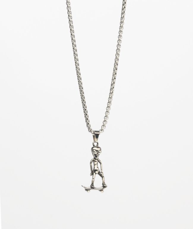 Personal Fears Alien Skater Chain Necklace