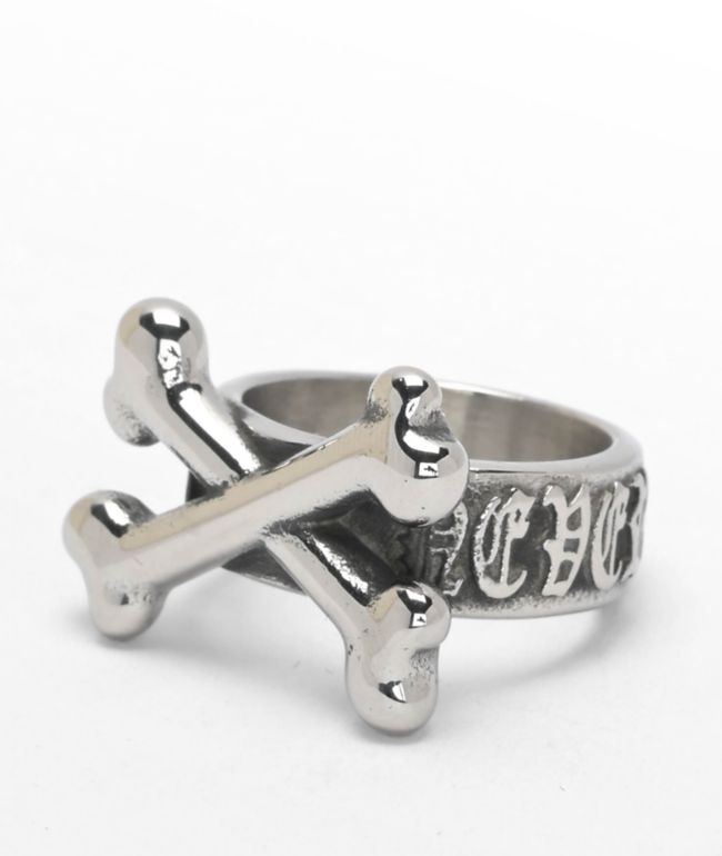 Personal Fears Never Surrender Silver Ring