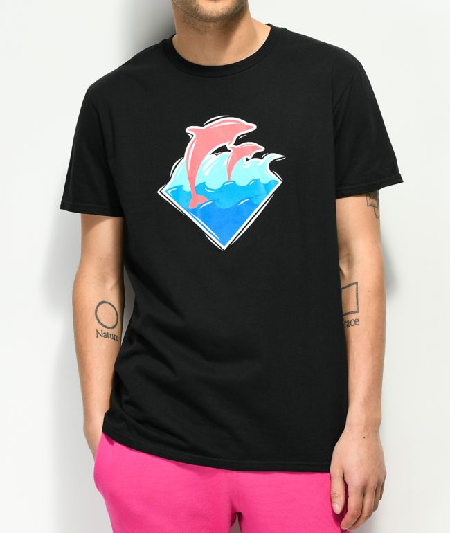 pink dolphin graphic tees