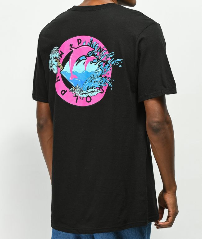 Pink Dolphin Oasis Black T-Shirt
