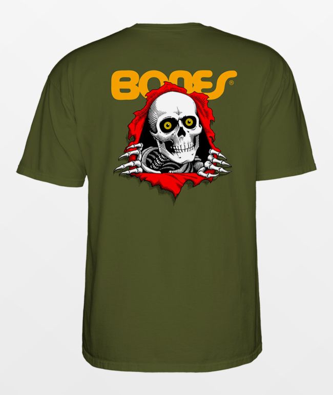 Powell Peralta Ripper Military Green T-Shirt