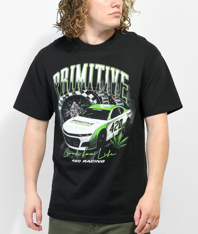 Primitive 420 Racing Black TShirt