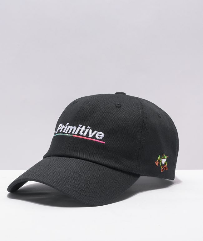 Primitive Animal Nature Black Strapback Hat