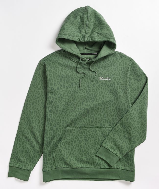green hoodie outfit