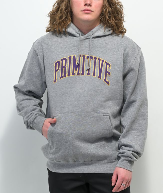 Primitive Collegiate Grey Hoodie
