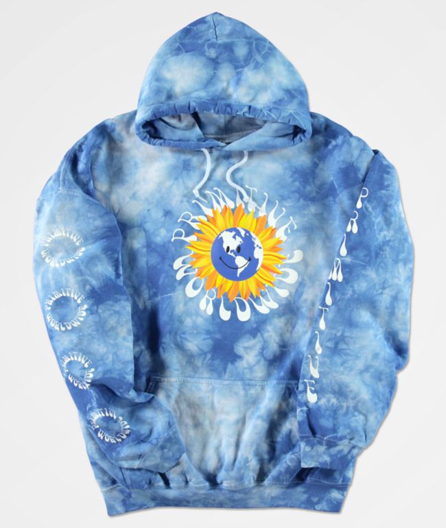 primitive world tour tie dye hoodie