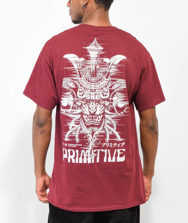 Primitive Emperor Maroon T-Shirt