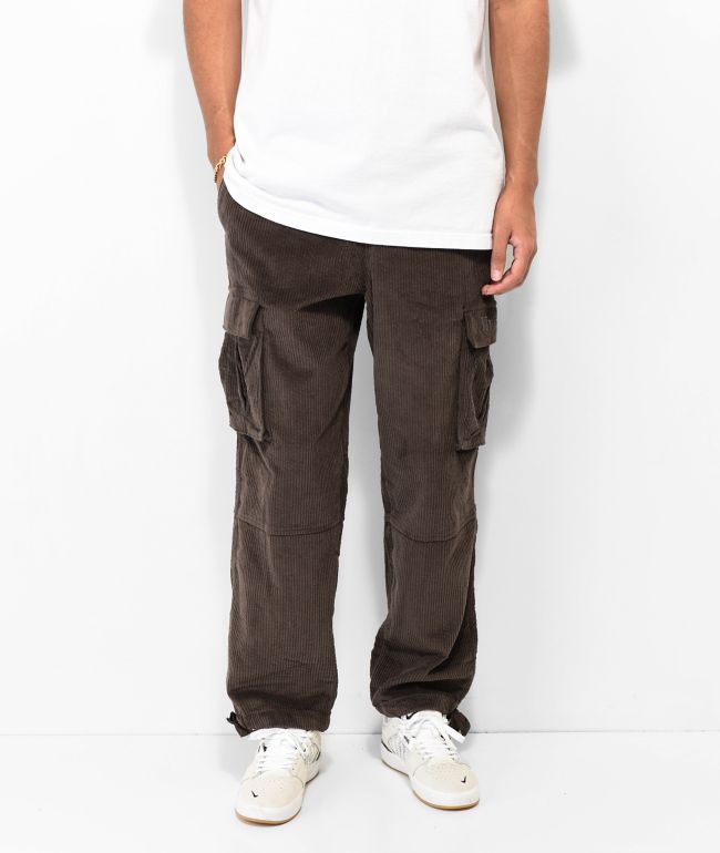Primitive Genesis Brown Corduroy Cargo Pants