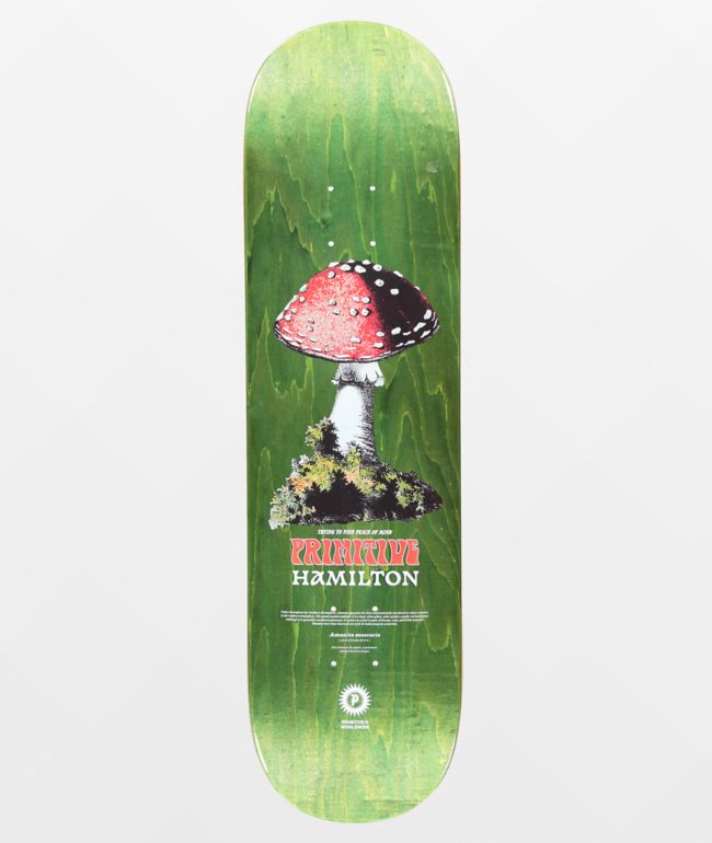 Primitive Hamilton Red Cap 8.38" Skateboard Deck