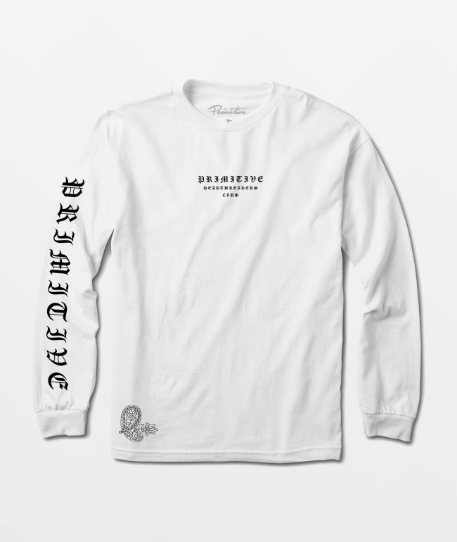 Primitive Heartbreaker Bandana White 