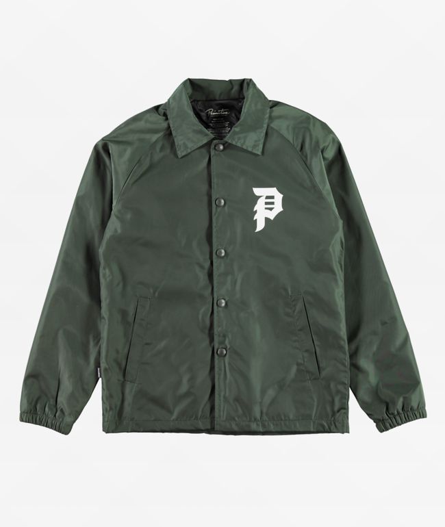 Primitive Kids Dirty P Green Coach Jacket