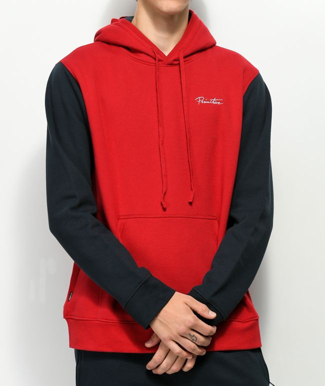primitive hoodie red