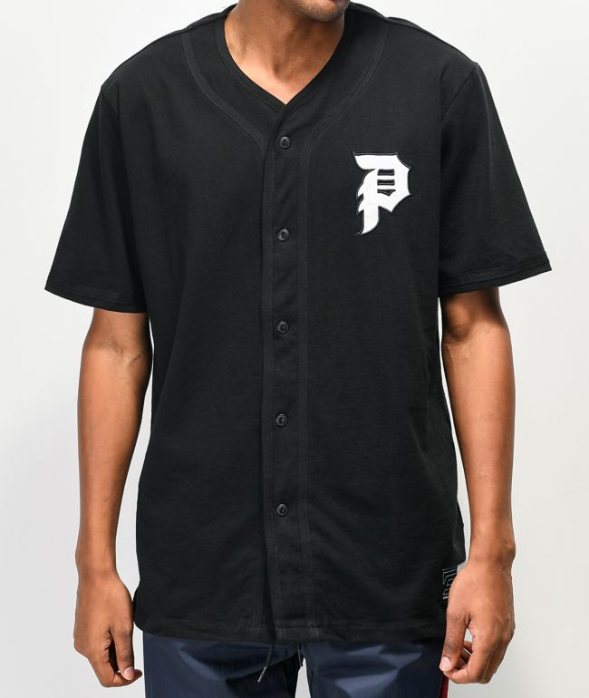 Primitive Tokyo Champion camiseta negra de béisbol
