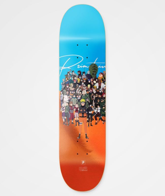 Primitive X Naruto Shippuden Ii Team Shippuden 8 25 Skateboard Deck Zumiez