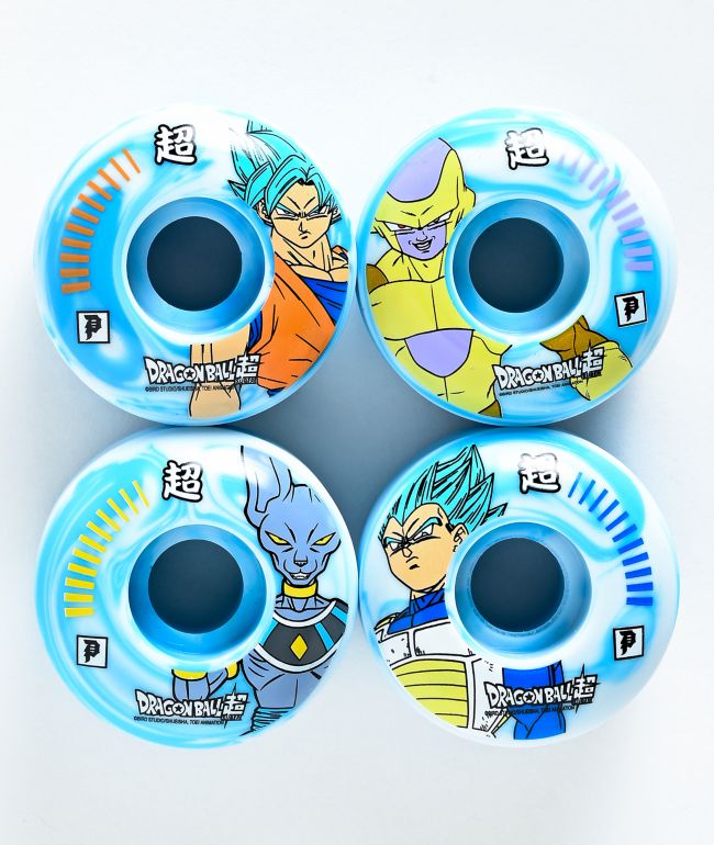 Primitive X Dragon Ball Super 52mm 101a Blue Skateboard Wheels Zumiez