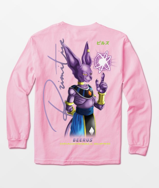 Primitive x Dragon Ball Super Beerus Orb Long Sleeve T-Shirt