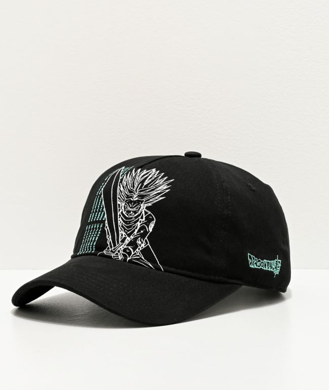 Primitive x Dragon Ball Super Future Trunks Black Strapback Hat