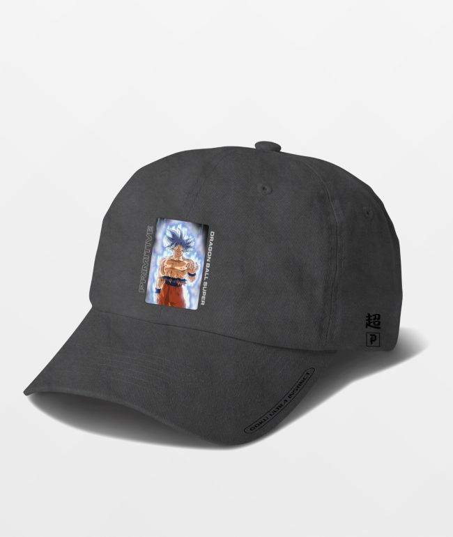 Primitive x Dragon Ball Super Goku Black Wash Strapback Hat