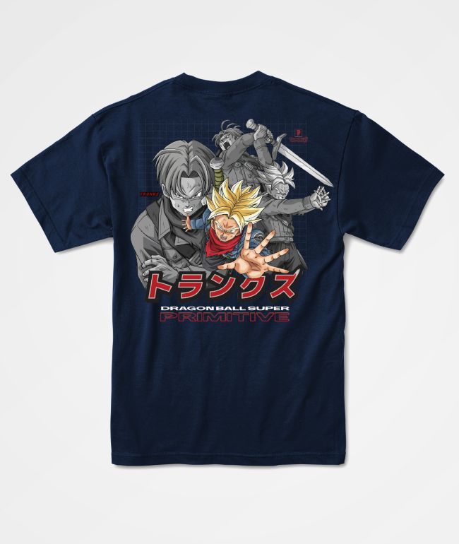 Primitive x Dragon Ball Super Trunks Phases Navy T-Shirt