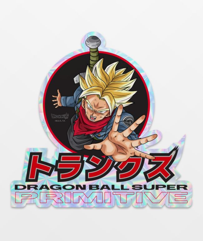 Primitive x Dragon Ball Super Trunks Phases Sticker