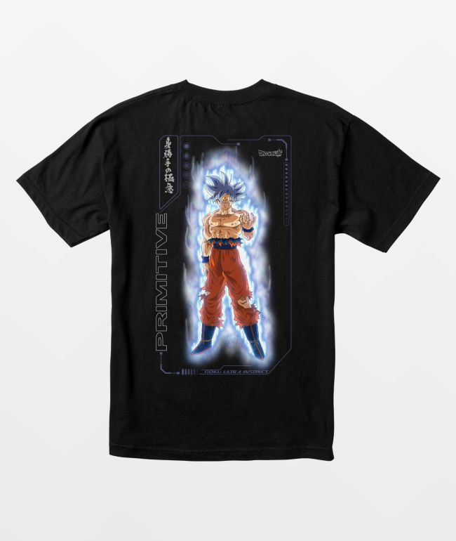 Primitive x Dragon Ball Super Ultra Instinct Goku Black T-Shirt
