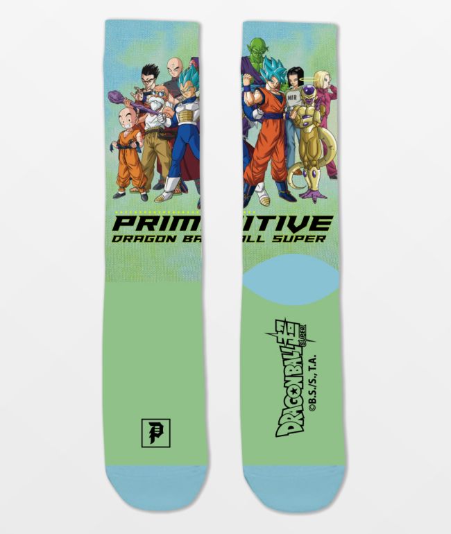 Primitive x Dragon Ball Super Universal Survival Crew Socks