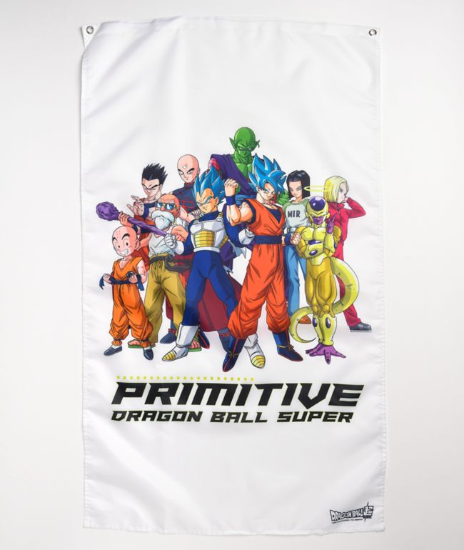 Primitive x Dragon Ball Super Universal Survival White Banner