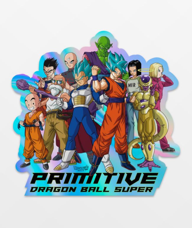 Primitive x Dragon Ball Super Universal pegatina
