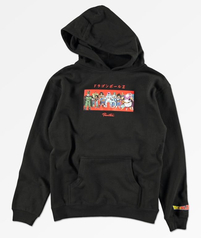 primitive x dragon ball z villains black hoodie