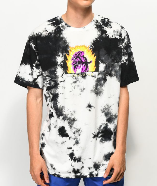 Primitive x Dragon Ball Z Goku Hyper Black Crystal Wash T-Shirt | Zumiez