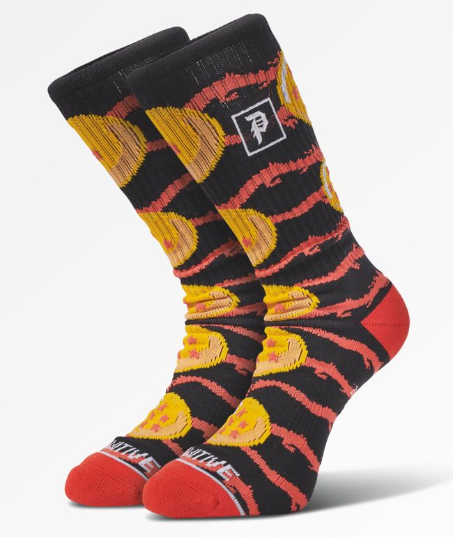 Primitive x Dragon Ball Z Jacquard Dragon Black Crew Socks