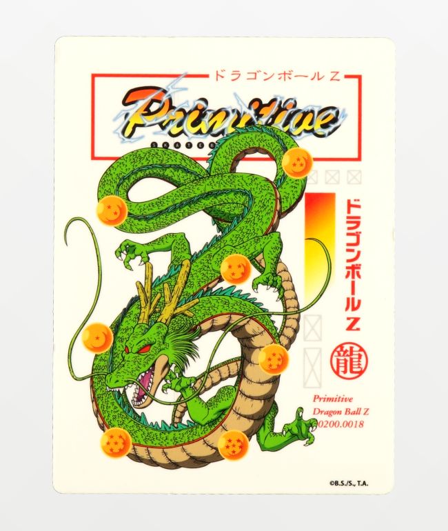 Primitive X Dragon Ball Z Shenron Club Sticker Zumiez