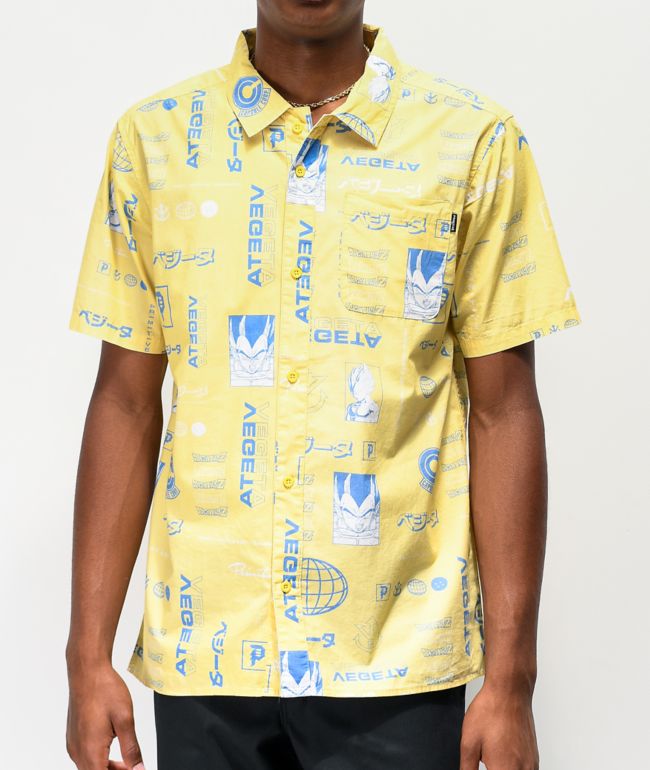 button up dragon ball z shirt