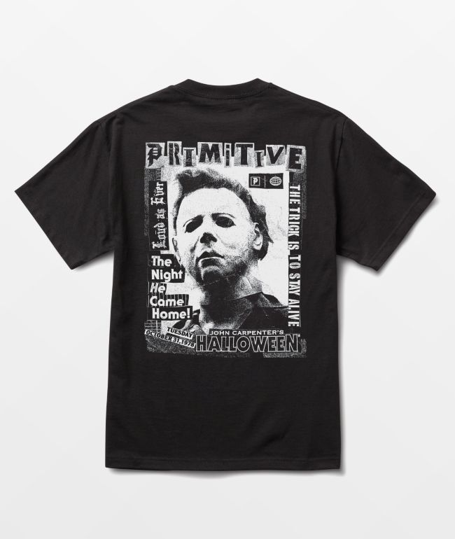 Primitive x Halloween Flyer Black TShirt
