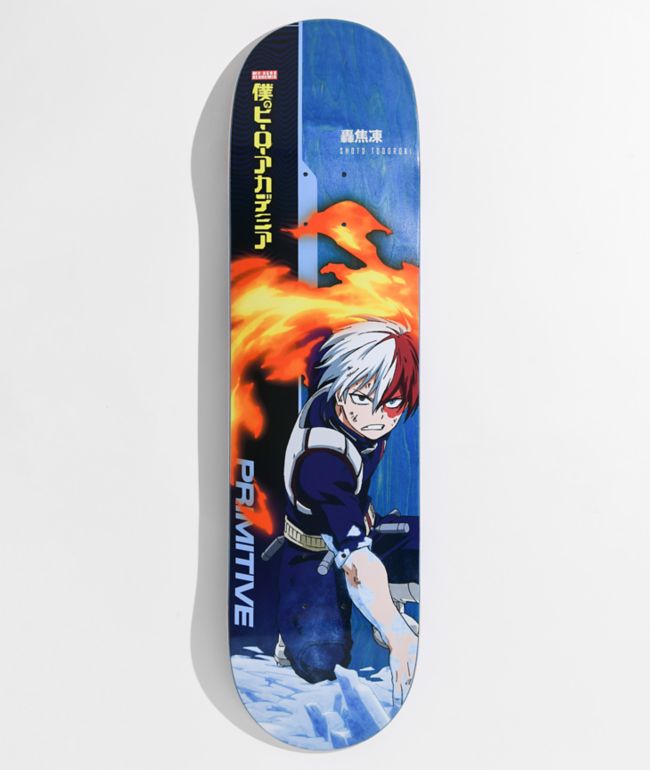 Primitive x My Hero Academia Shoto 8.12" Skateboard Deck