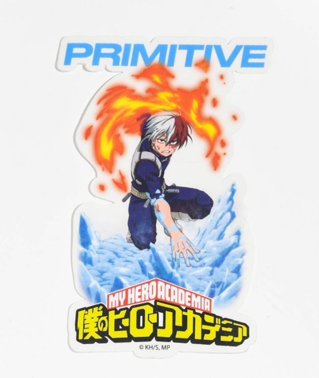 Primitive x My Hero Academia Shoto Todoroki pegatina