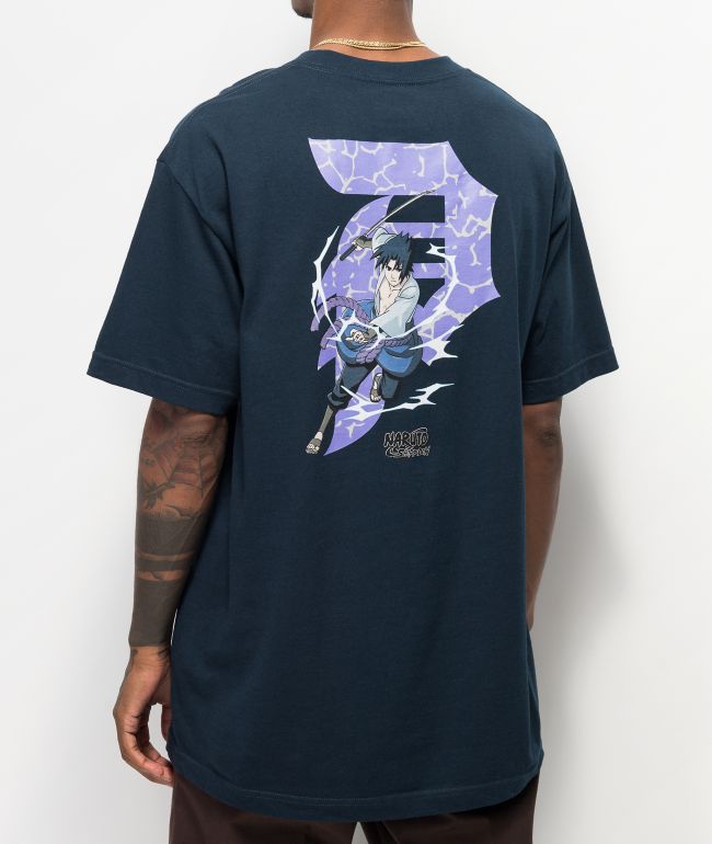 Primitive x Naruto Sasuke P Navy T-Shirt