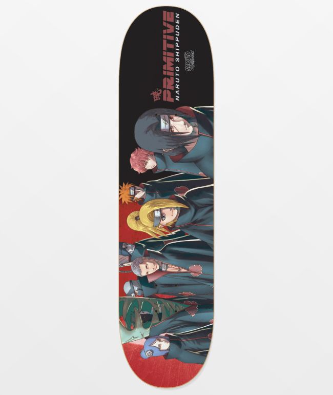 Primitive x Naruto Shippuden Criminal Clan 8.38" Skateboard Deck