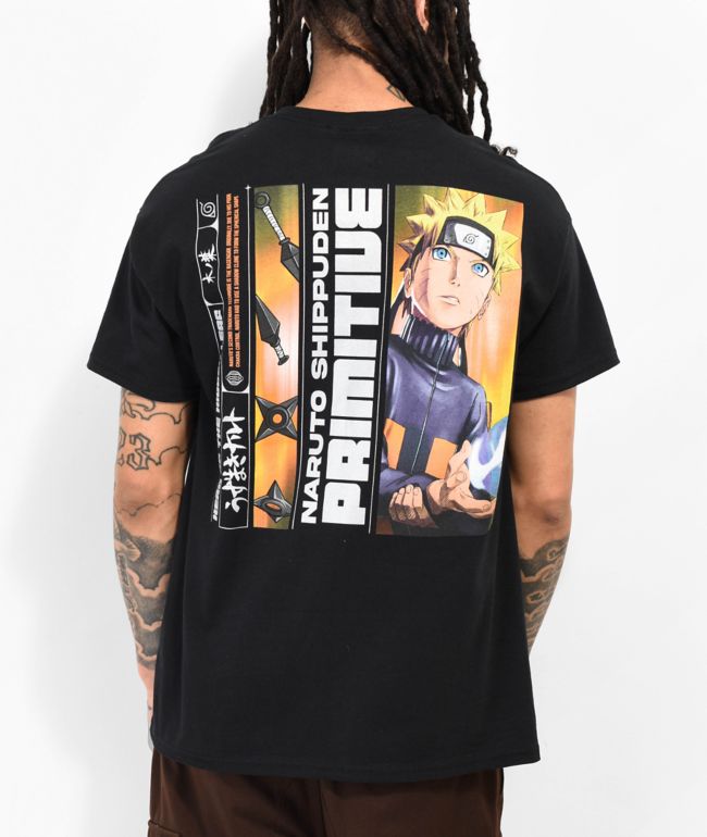 Primitive x Naruto Shippuden Hero Black T-Shirt