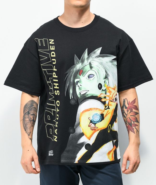 Primitive x Naruto Shippuden Madara Black T-Shirt