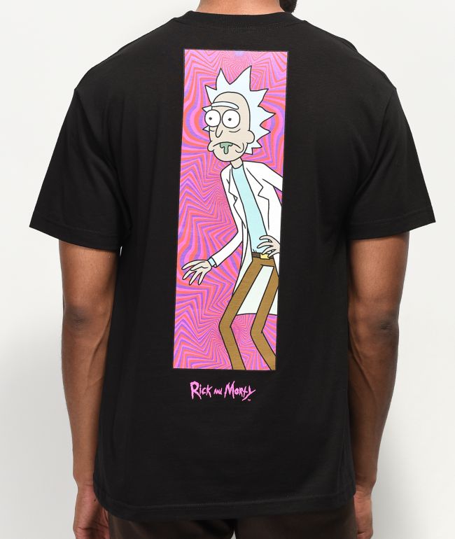 Primitive x Rick Morty Rick Vortex camiseta negra