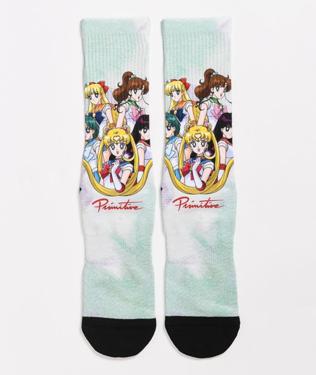 Primitive x Sailor Moon I Tie Dye Crew Socks
