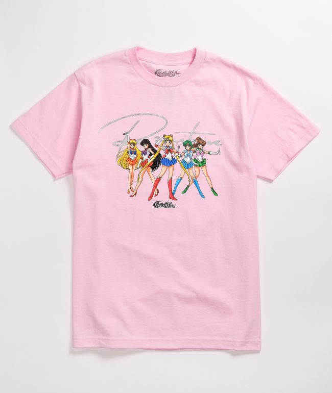 Primitive x Sailor Moon Pink T-Shirt | Zumiez