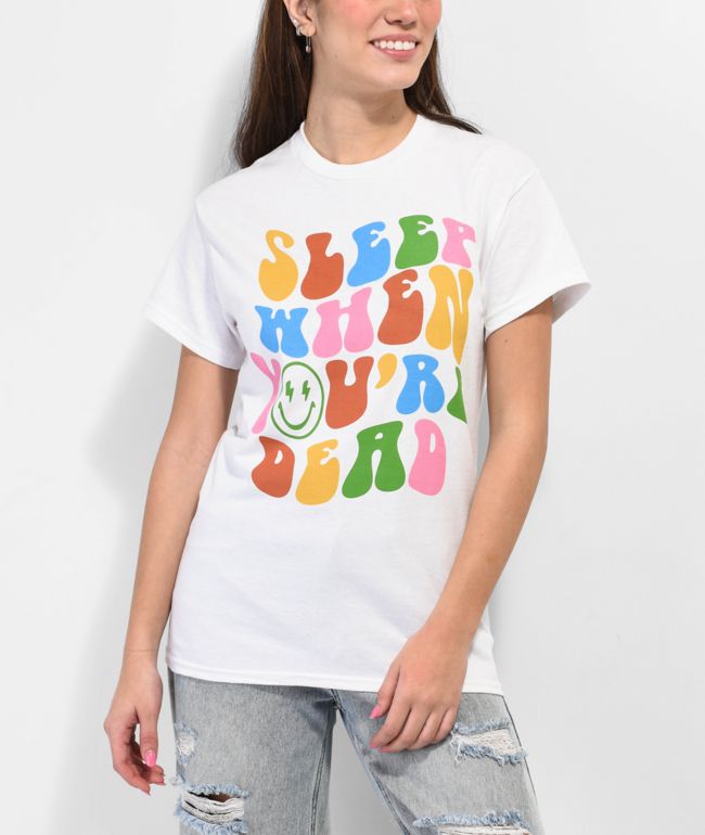 Prince Peter Sleep When You're Dead White T-Shirt