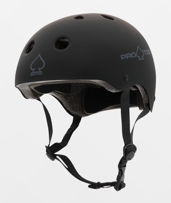 Pro-Tec CPSC Classic Matte Black Skate Helmet