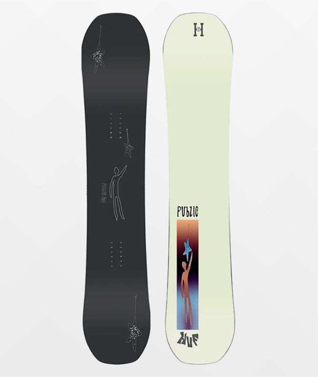 Public x HUF Display Snowboard 2023