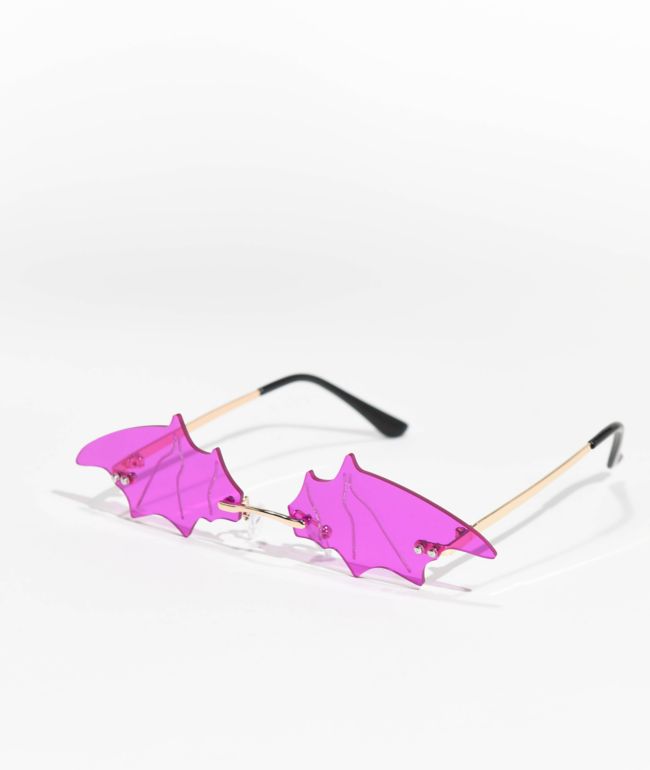 Purple Bat Sunglasses