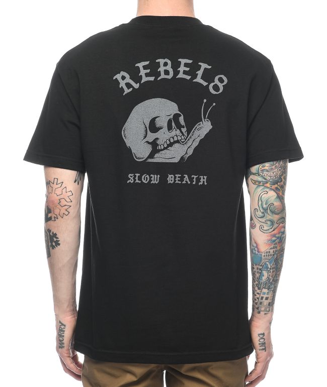 REBEL8 Slow Death Black T-Shirt | Zumiez
